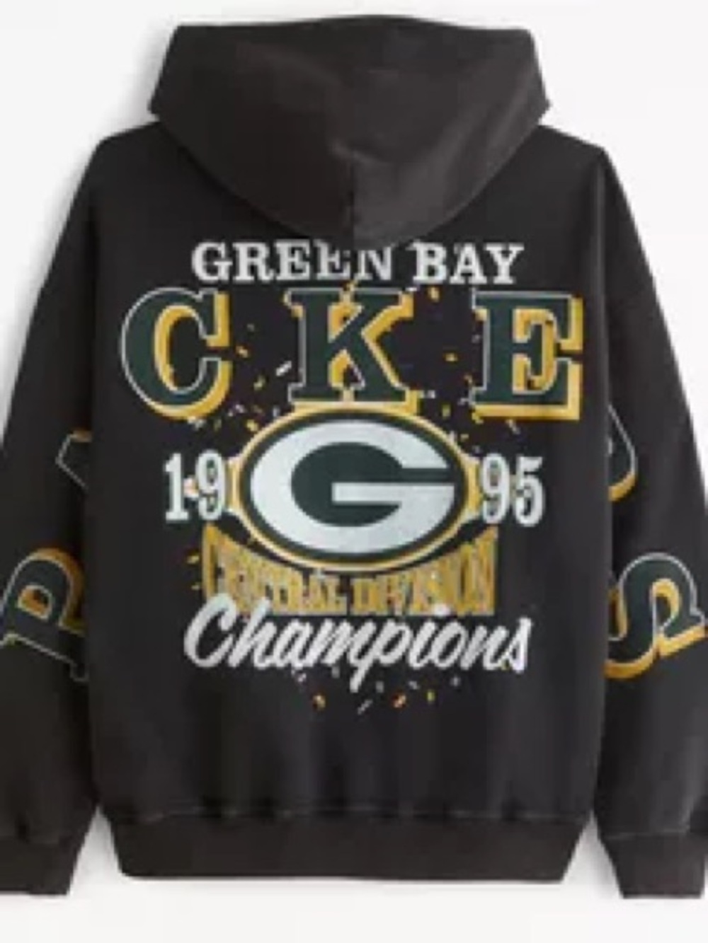 Green Bay Packers Black Hoodie